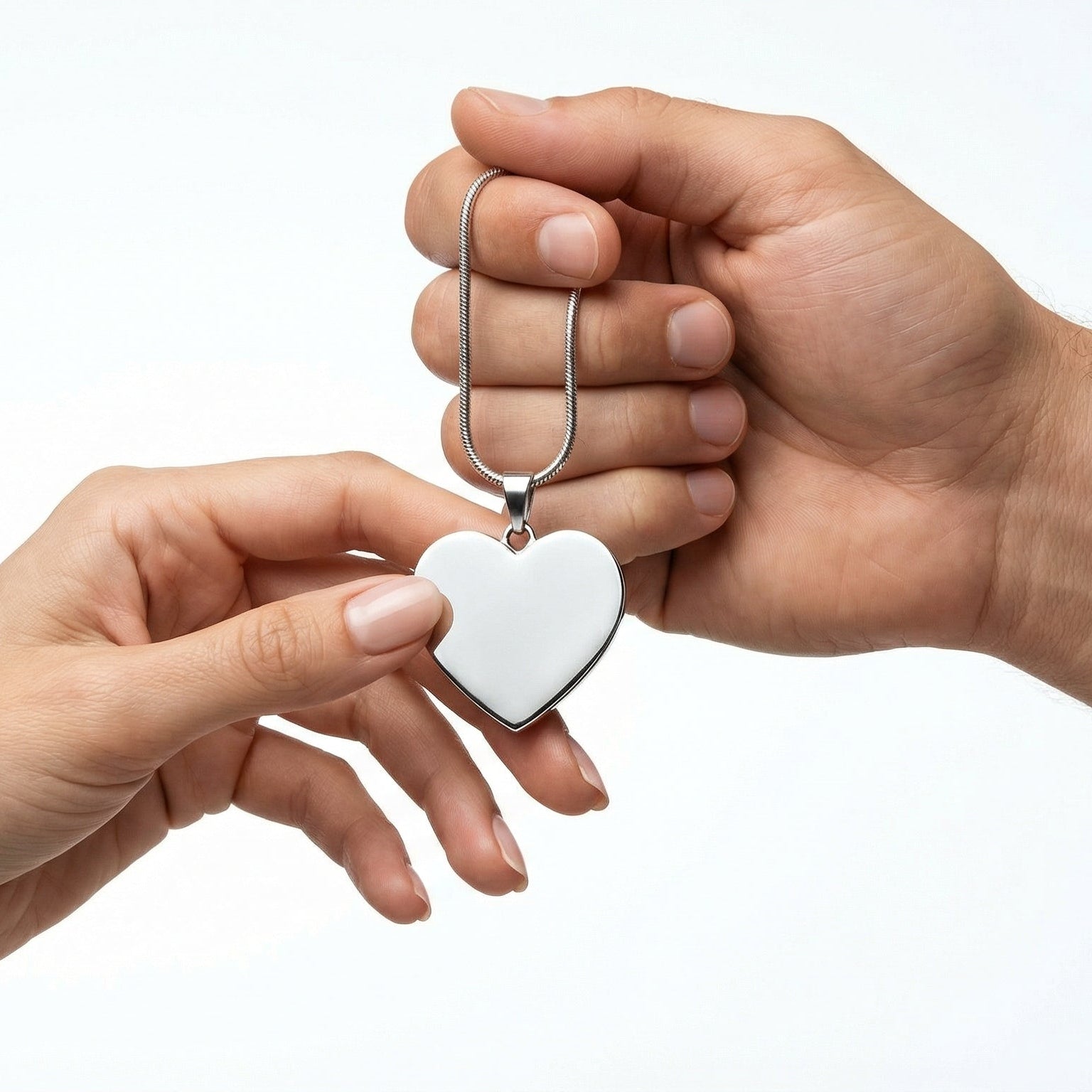 Collar "Historia de Amor" Personalizable + Tarjeta de Regalo + caja de regalo (Edición San Valentín)