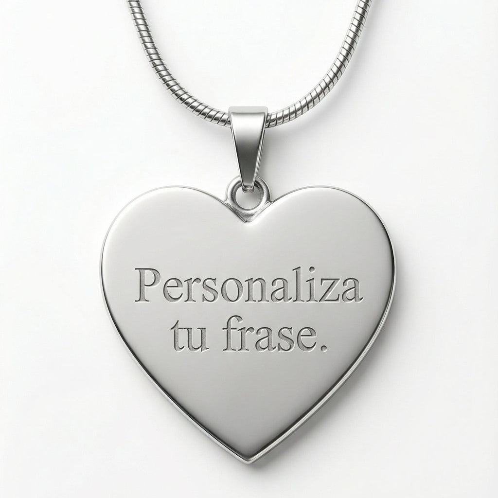 Collar "Historia de Amor" Personalizable + Tarjeta de Regalo + caja de regalo (Edición San Valentín)