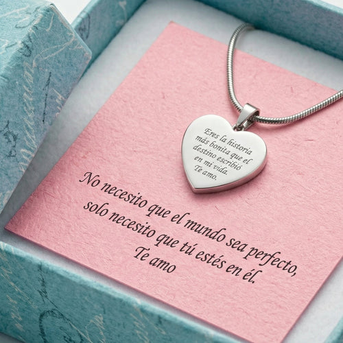 Collar "Historia de Amor" + Tarjeta de Regalo (Edición San Valentín)