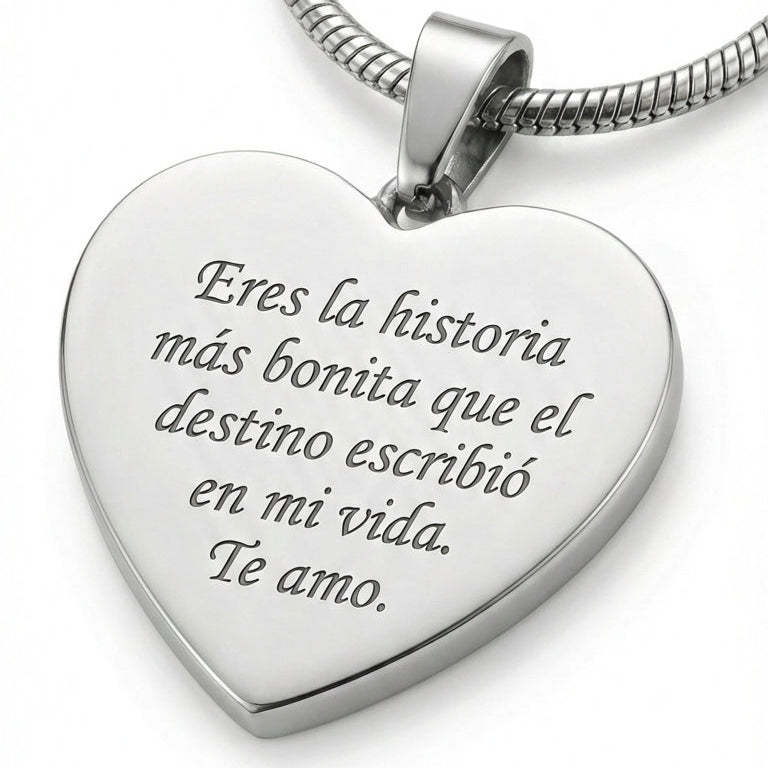 Collar "Historia de Amor" + Tarjeta de Regalo (Edición San Valentín)